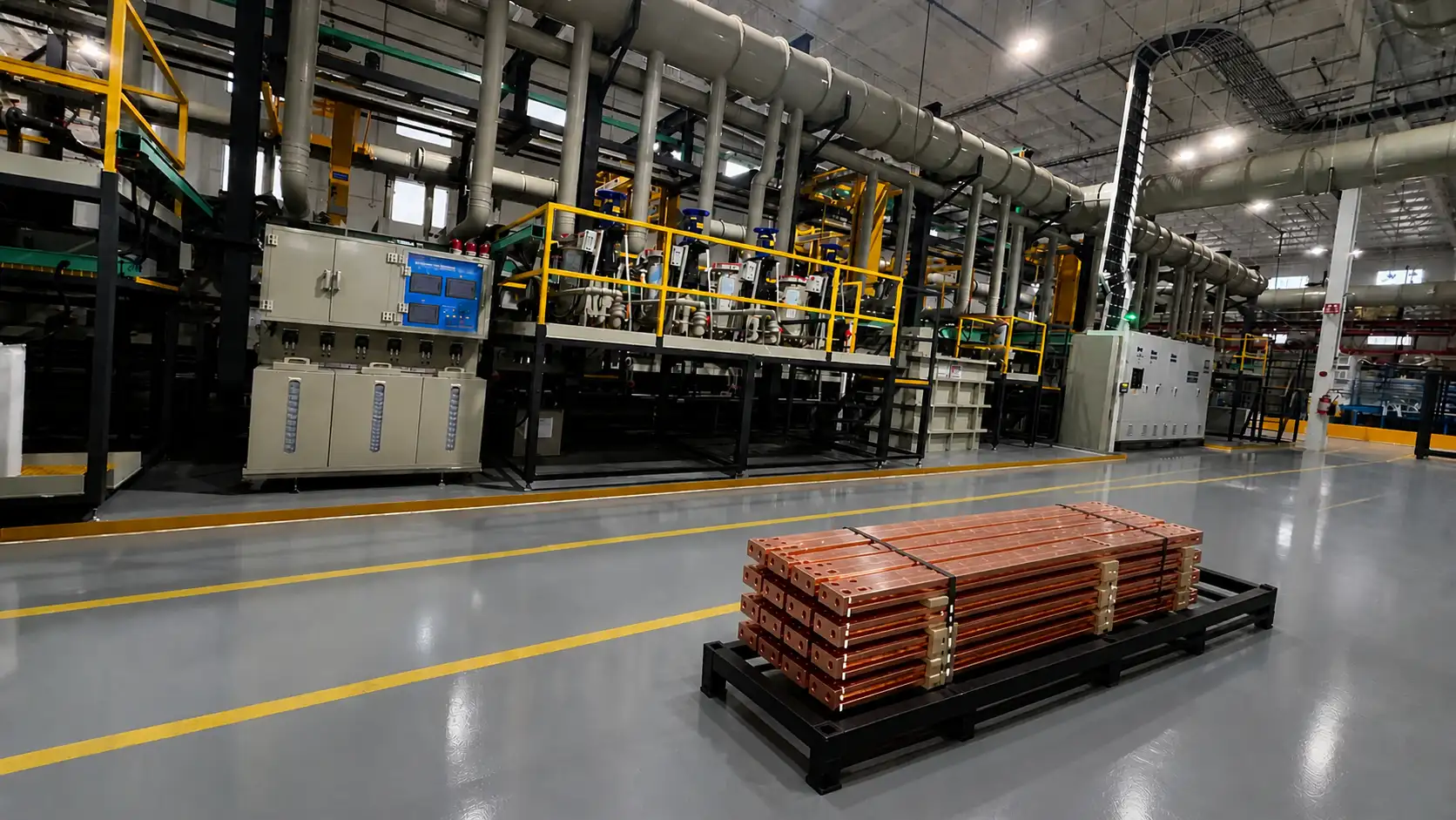 automated plating line Prince Manufacuring bus bars automated plating line Prince Manufacuring bus bars