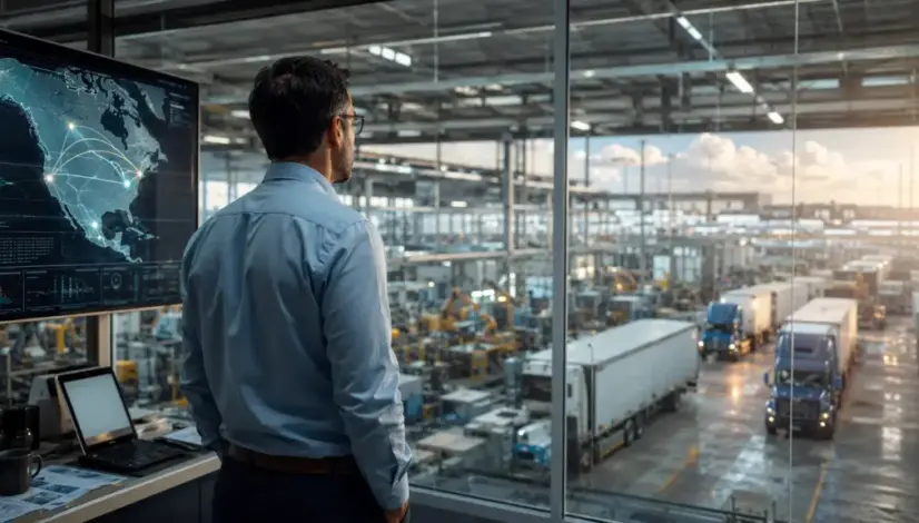 North American manufacturing and trade routes connecting the United States, Mexico, and Canada during the 2026 USMCA review