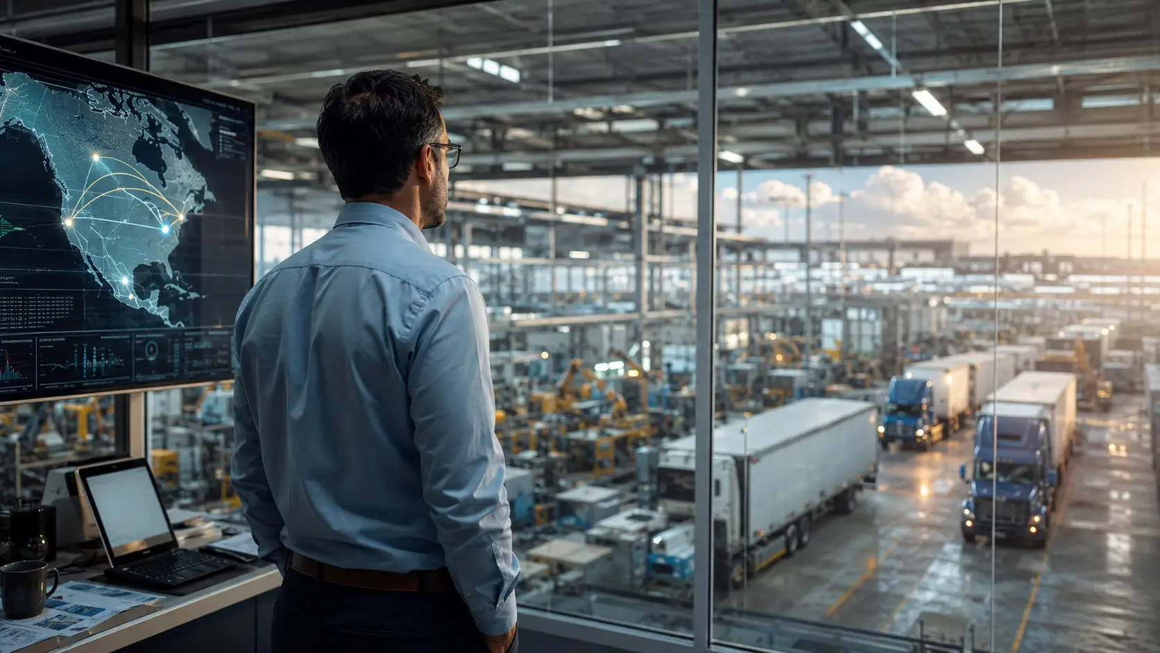 North American manufacturing and trade routes connecting the United States, Mexico, and Canada during the 2026 USMCA review