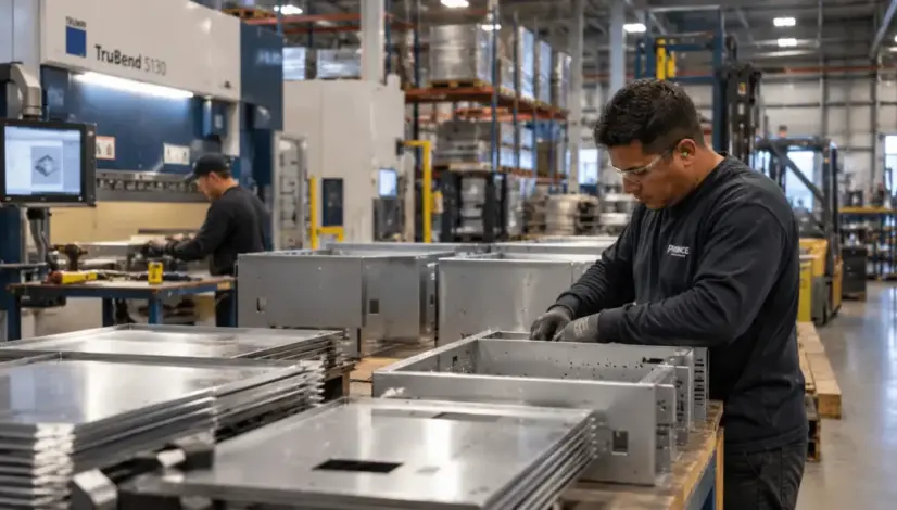 Metal Fabrication Workshop in Motion